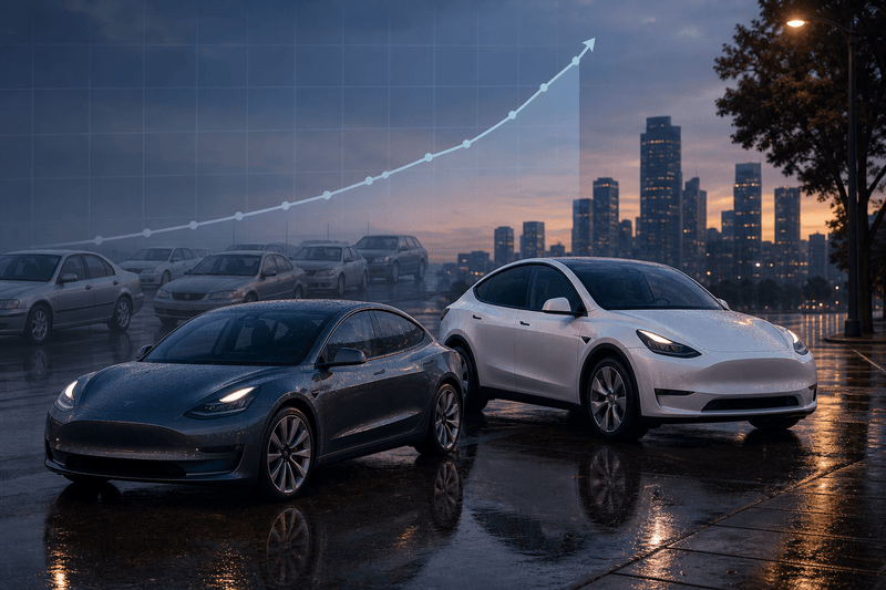 Tesla Regains U.S. EV Market Share as Legacy Automakers Retreat - Tesery Official Store