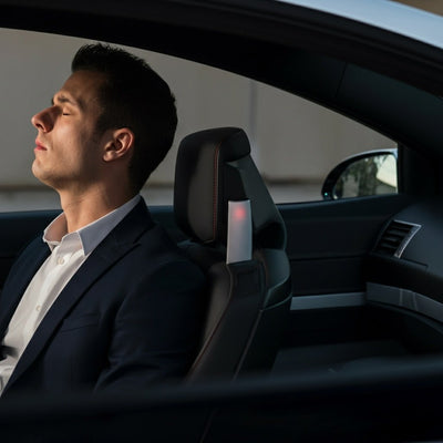 Der Sicherheitsmonitor des Tesla Robotaxi scheint während einer Fahrt im Großraum San Francisco eingeschlafen zu sein.