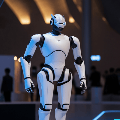 Tesla präsentiert humanoiden Roboter Optimus auf der AWE 2026 in Shanghai