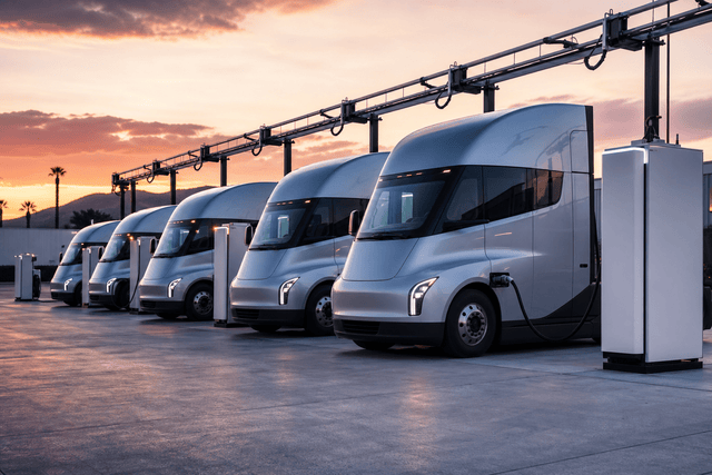Tesla wählt Forum Mobility für Ladeinfrastruktur für LKWs in Kalifornien aus