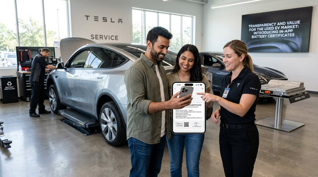Teslas neues In-App-Batteriezertifikat will den Markt für gebrauchte Elektroautos revolutionieren