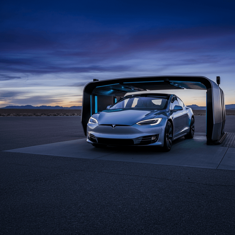 # Tesla's Robotaxi Revolution Takes Shape with Massive, Dedicated Cybercab Car Wash in Las Vegas - Tesery Official Store