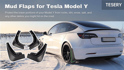 Was machen Tesla Schmutzfänger Spritzschutz mit Model 3 und Model Y?
