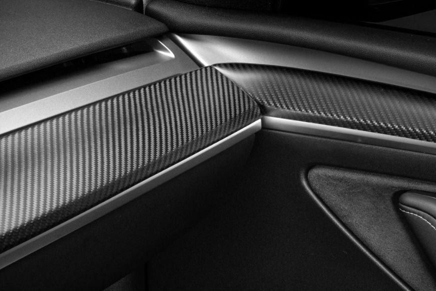 Tesla Carbonfaser-Zubehör | Modell S/3/X/Y | Innen & Außen – Markiert ...