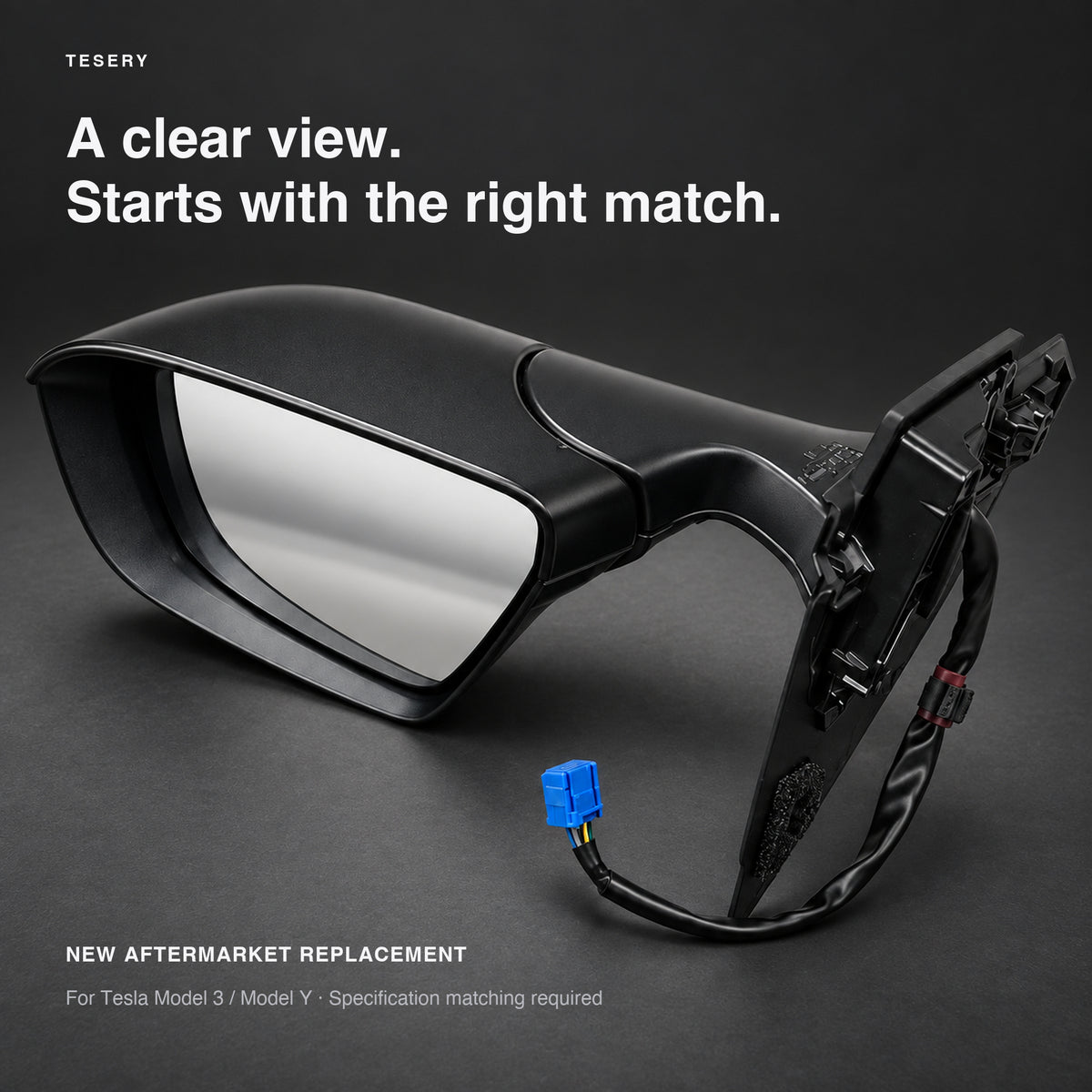 TESERY side mirror replacement guide: a clear view starts with the right match.