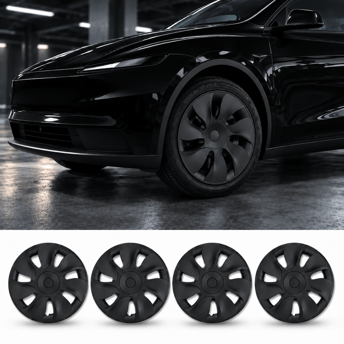 18″ Cyclone Wheel Covers for Tesla Model Y Standard 2026+ (4PCS) - Tesery Official Store