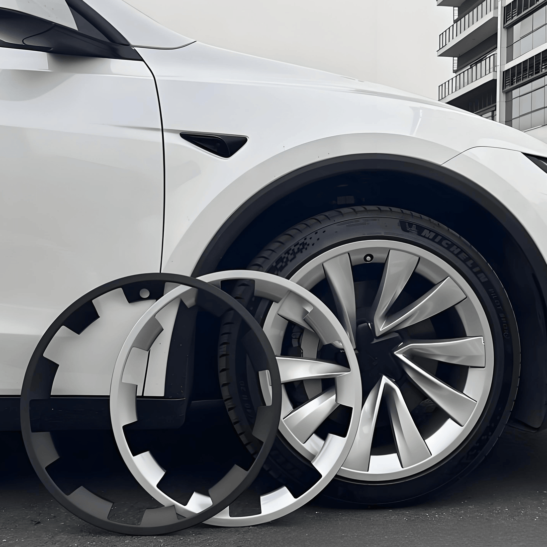 20″ Wheel Rim Protectors for Tesla Model Y Juniper (4PCS) - Tesery Official Store