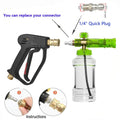 4000 PSI Foam Cannon for Pressure Washer - Aluminum Alloy Snow Foam Lance with 1/4