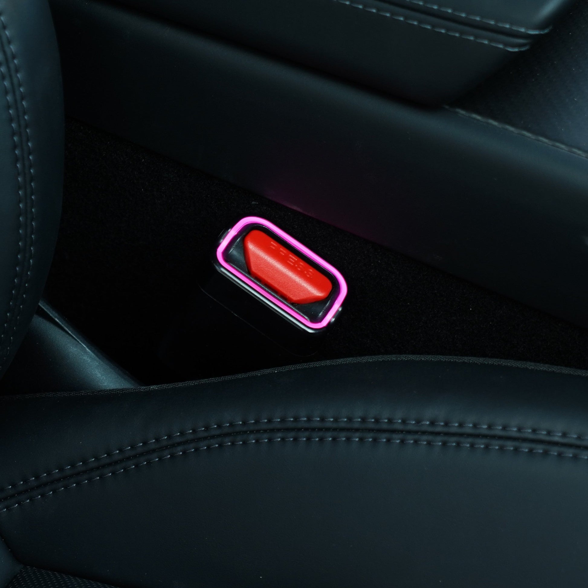 64 - Color RGB Seat Belt Buckle Ambient Light Kit for Tesla Model 3 Highland & Model Y Juniper - Tesery Official Store