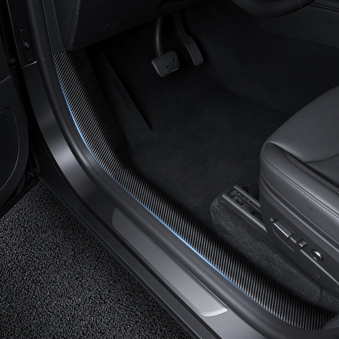 Einstiegsleistenschutz vorne &amp; hinten für Tesla Model Y / 3
