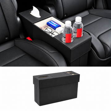 Second-Row Aisle Storage Organizer for Tesla Model YL 2026+ (6-Seater)