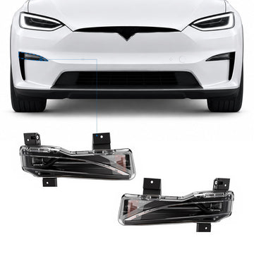 Model X fog light installed position