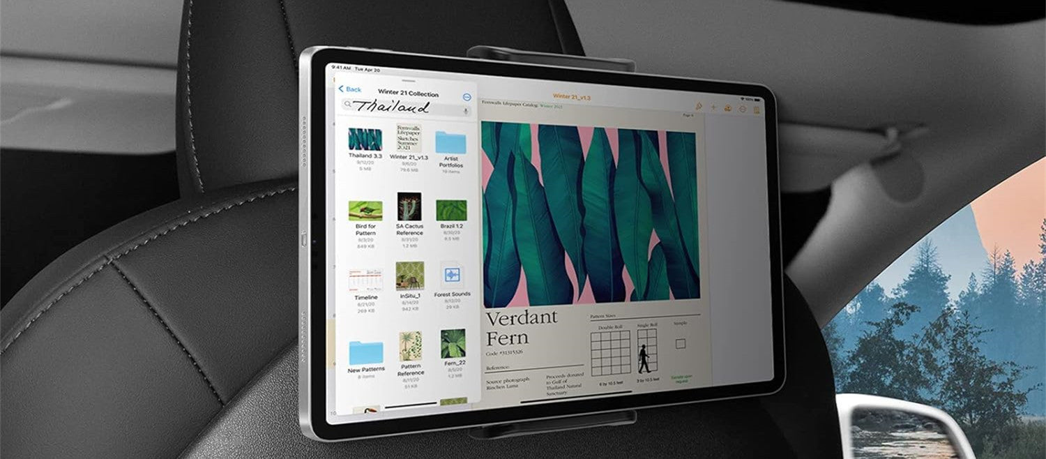 Tesla Model 3/Y Headrest Tablet Holder | Secure Back Seat Mount - Tesery