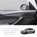 ABS Interior Door Panel Upper Trim Covers (4Pcs) for Tesla Model Y Juniper - Tesery Official Store