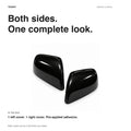 ABS Mirror Covers for Model 3/Y | 4 Finishes | 3M Tape | Scratch Protection | 3 Versions - Tesery Official Store