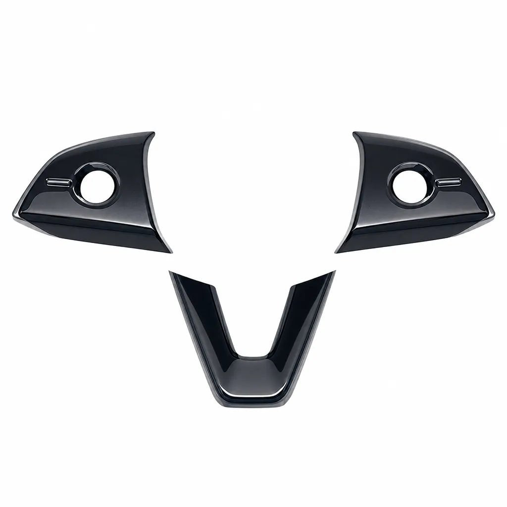 ABS Steering Wheel Button & V - Shape Trim Cover for Model Y Juniper | Tesery - Tesery Official Store