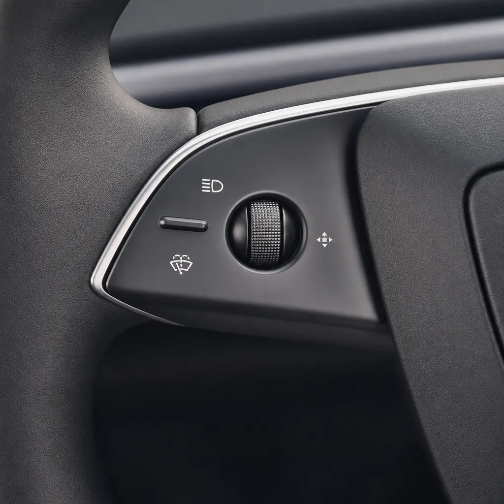 ABS Steering Wheel Button & V - Shape Trim Cover for Model Y Juniper | Tesery - Tesery Official Store