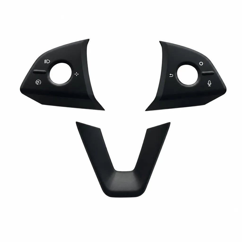 ABS Steering Wheel Button & V - Shape Trim Cover for Model Y Juniper | Tesery - Tesery Official Store