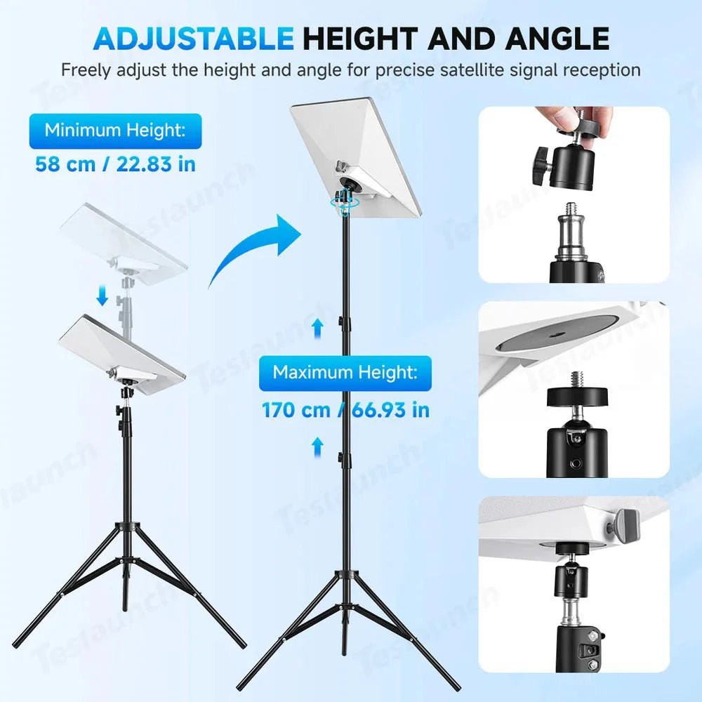 Adjustable Starlink Mini Tripod with 1/4 - 20 Thread Mount - Tesery Official Store