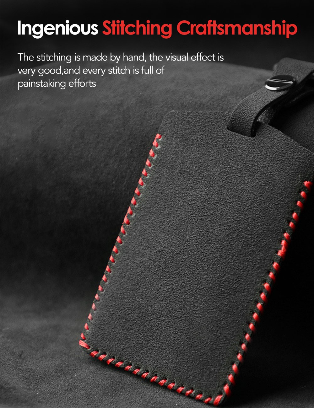 Alcantara Card Key Holder for Tesla Model 3 / Model Y - Tesery Official Store