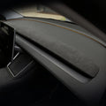 Alcantara Dashboard Replacement for Tesla Model Y Juniper / Model 3 Highland | Premium Matte Finish - Tesery Official Store