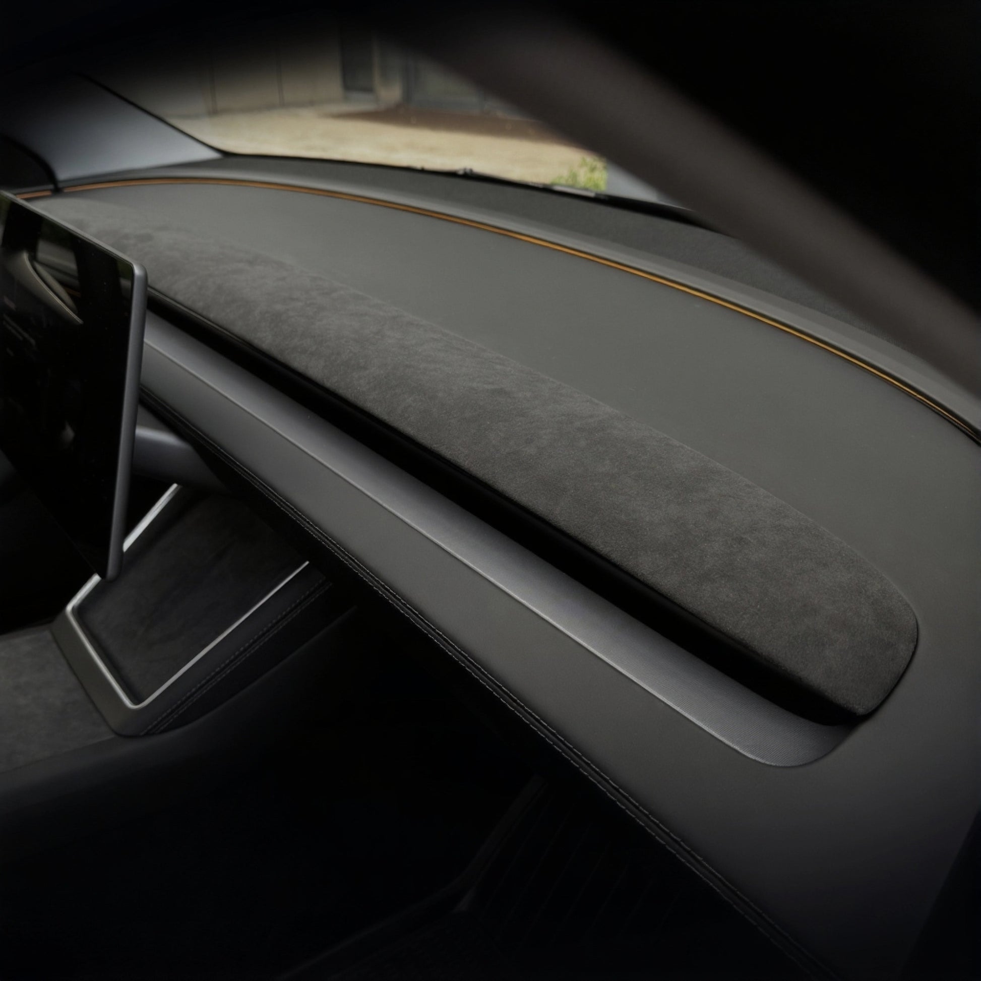 Alcantara Dashboard Replacement for Tesla Model Y Juniper / Model 3 Highland | Premium Matte Finish - Tesery Official Store