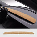 Alcantara Spliced Dash Trim for Tesla Model 3 Highland / Model Y Juniper (2PCS) - Tesery Official Store