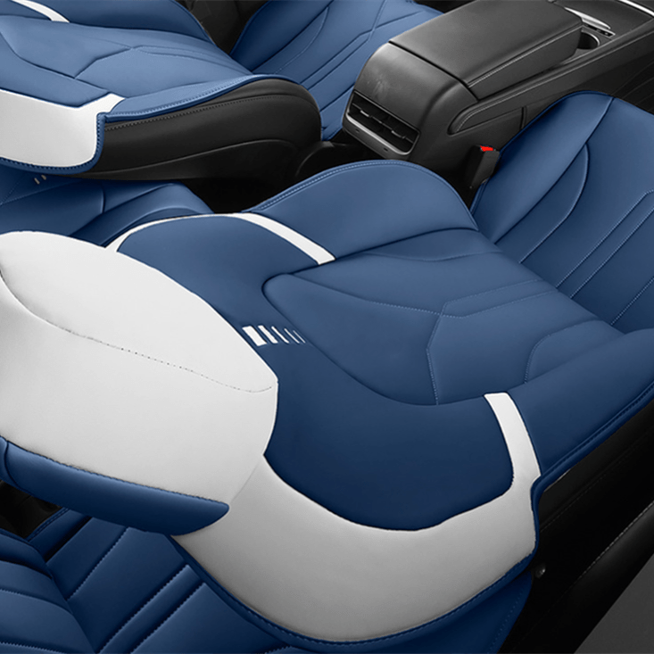 All Seasons Nappa Leather Seat Covers for Tesla Model 3 & Y - Tesery Official Store