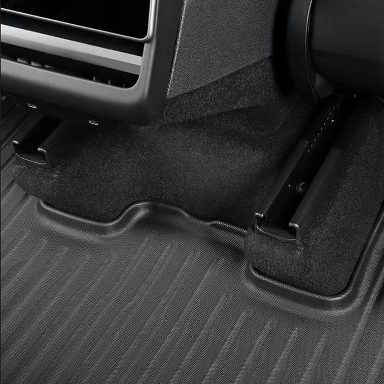 All Weather TPE Floor Mats with Door Sill Protector for Model 3 Highland - Tesery Official Store