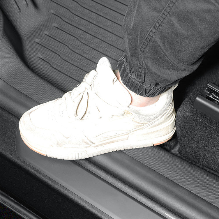 All Weather TPE Floor Mats with Door Sill Protector for Model 3 Highland - Tesery Official Store