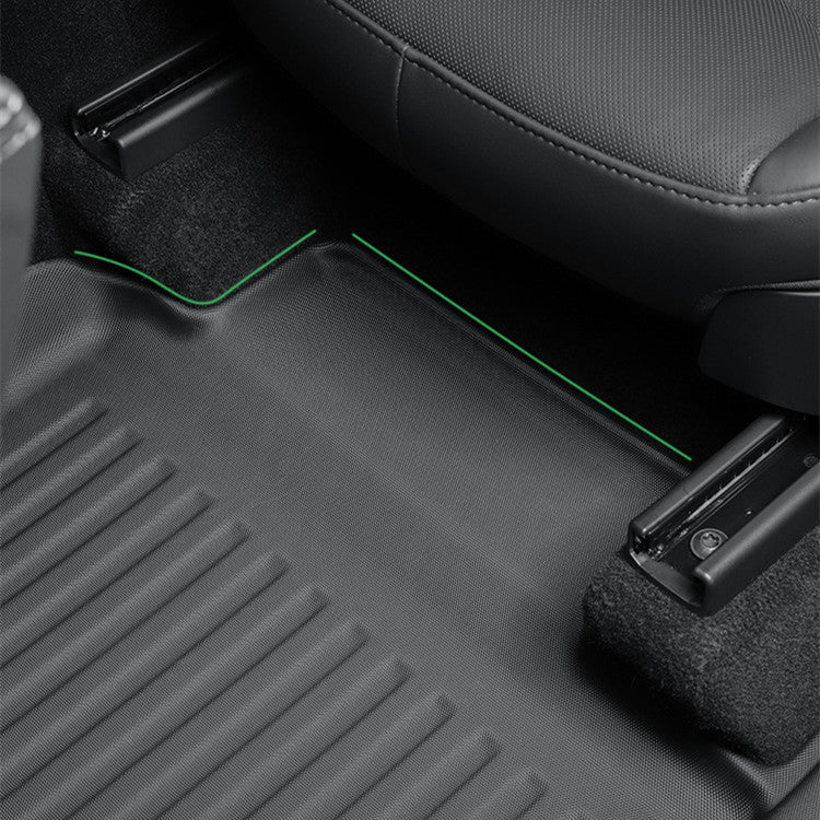 All Weather TPE Floor Mats with Door Sill Protector for Model Y Juniper - Tesery Official Store