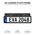 Black License Plate Frames for Tesla – 2 Pack, Front & Rear - Tesery Official Store