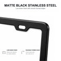 Black License Plate Frames for Tesla – 2 Pack, Front & Rear - Tesery Official Store