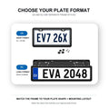 Black License Plate Frames for Tesla – 2 Pack, Front & Rear - Tesery Official Store