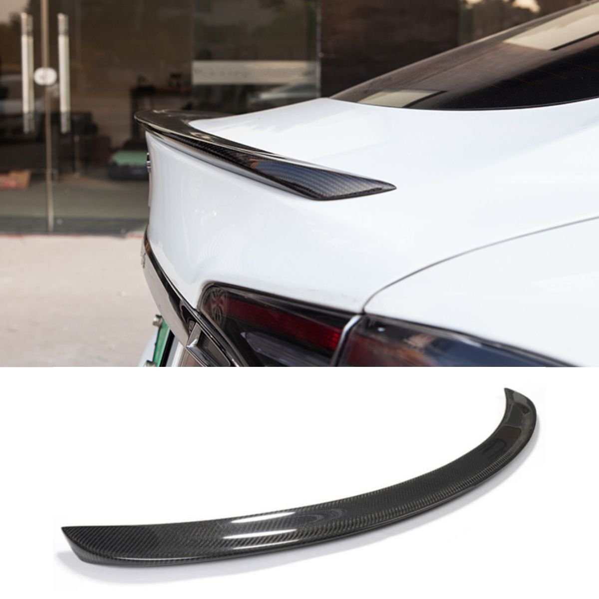 Carbon Fiber Rear Trunk Spoiler Blade Performance Style for Tesla Model S - Tesery Official Store