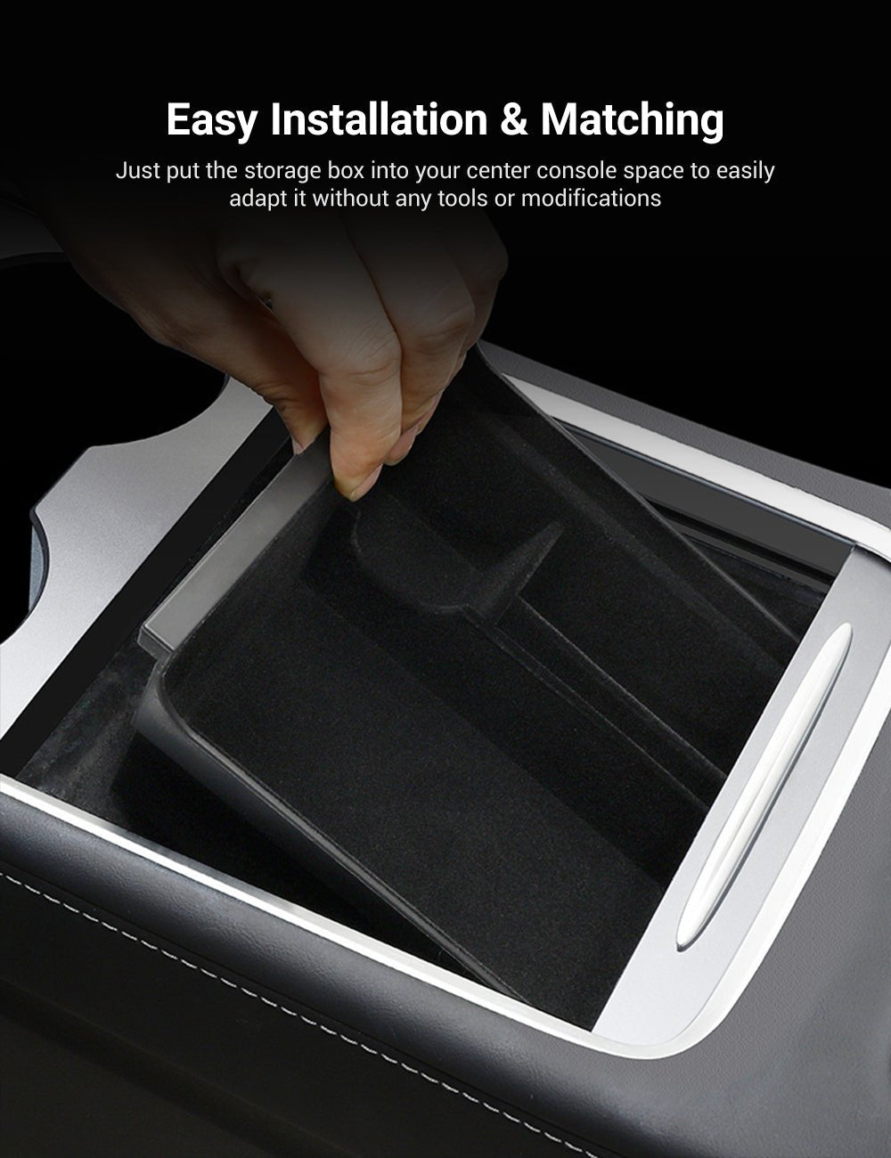 Center Console Organizer for Tesla Model 3 & Model Y - Tesery Official Store