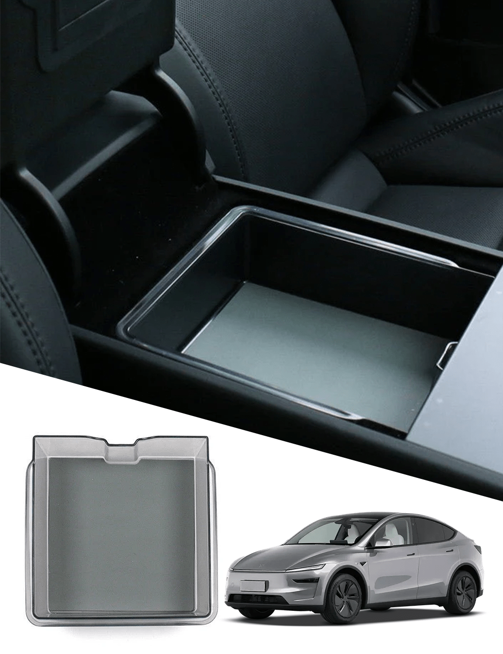 Center Console Tray Armrest Organizer for Tesla Model 3 Highland & New Model Y - Tesery Official Store