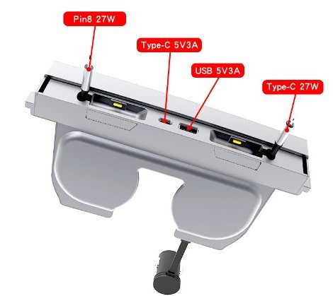 Center Console USB Hub Docking Station for Tesla Model 3 Highland & New Model Y - Tesery Official Store