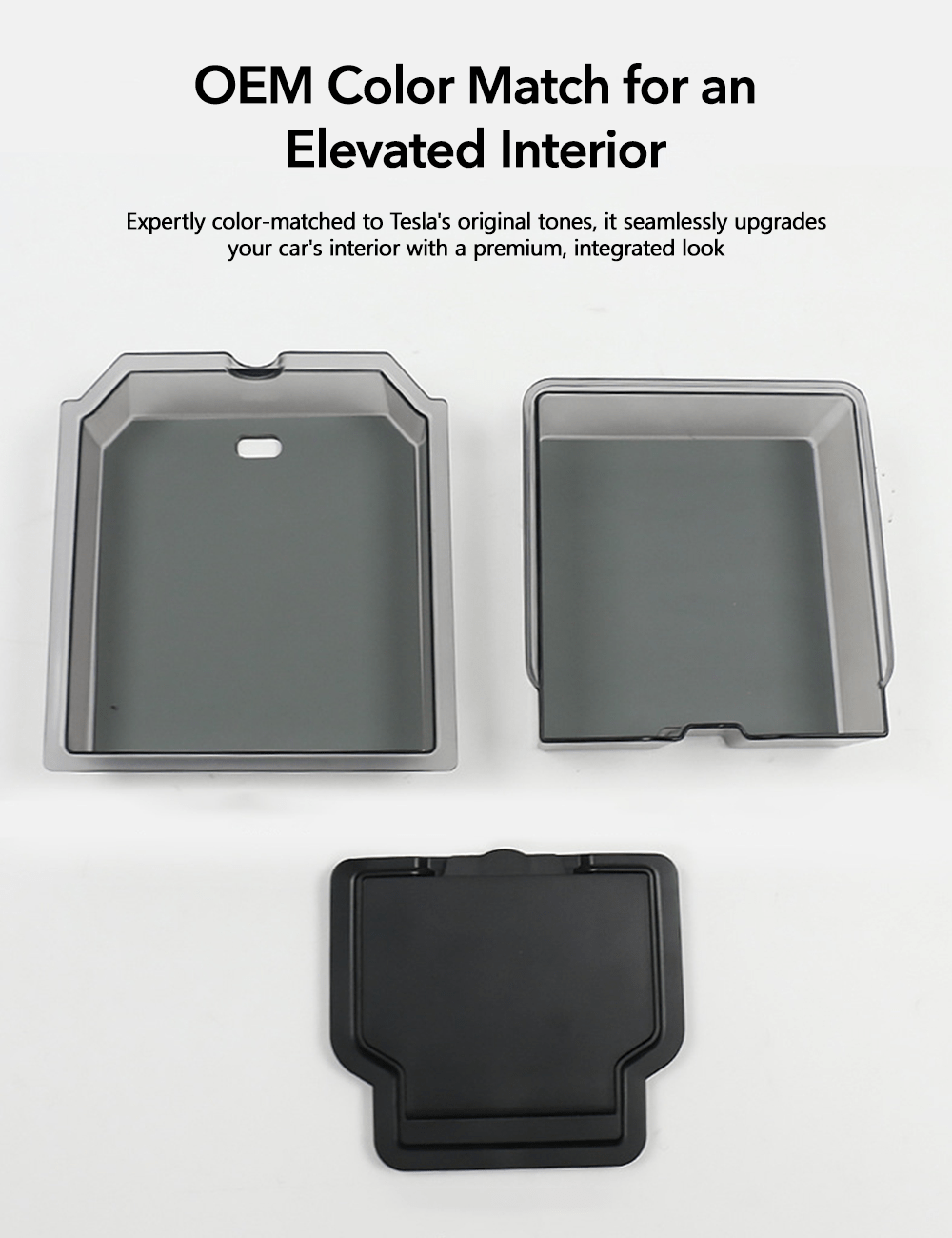 Console & Armrest Triple Storage Pack for Model Y Juniper & Model 3 Highland - Tesery Official Store