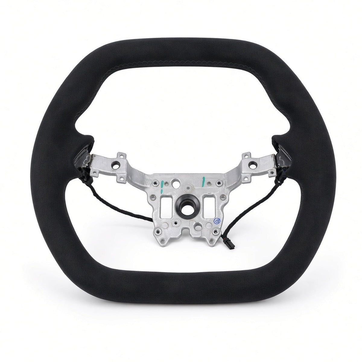 D-Shaped Alcantara Steering Wheel for Model 3 Highland / Model Y Juniper - Tesery Official Store