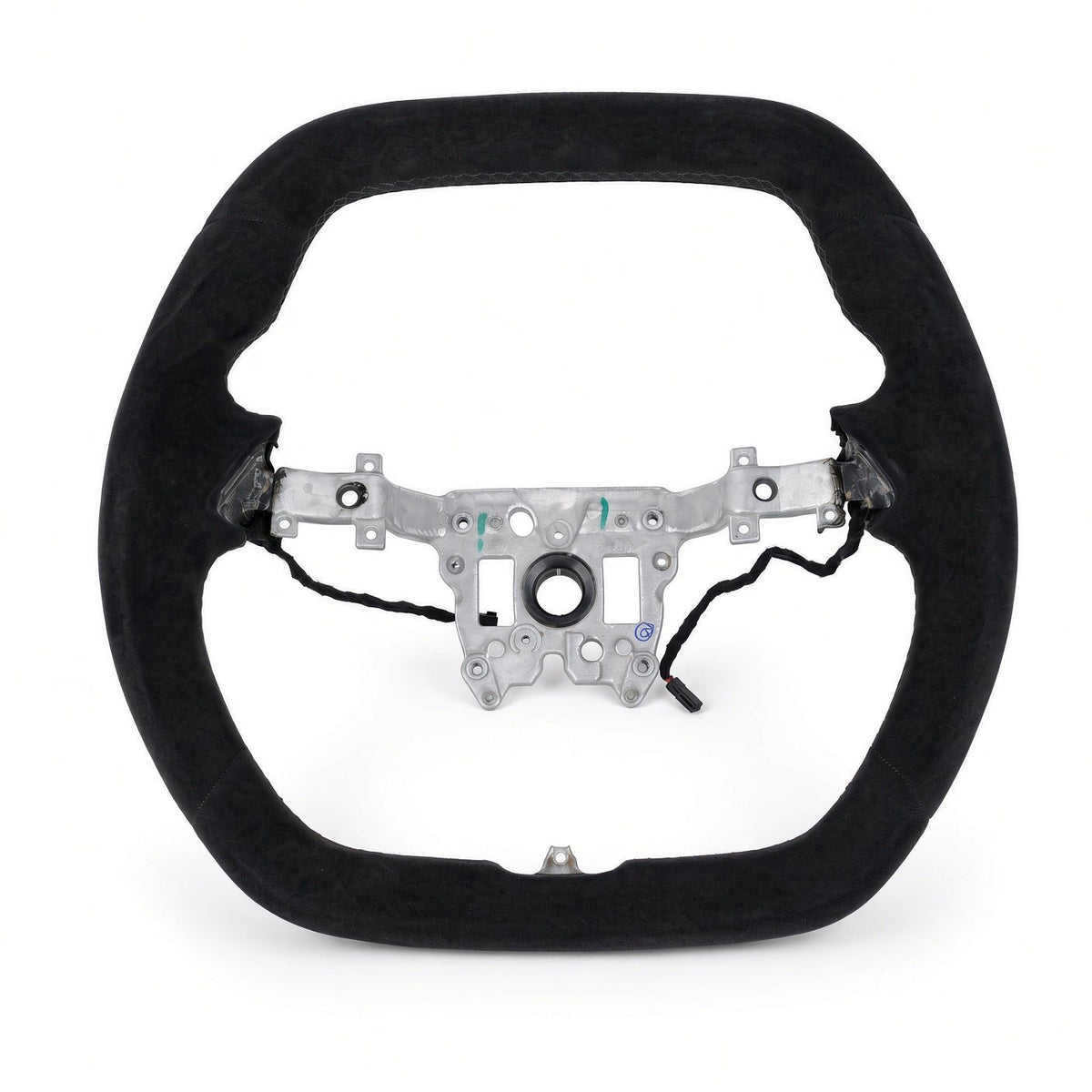 D-Shaped Alcantara Steering Wheel for Model 3 Highland / Model Y Juniper - Tesery Official Store