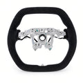 D-Shaped Alcantara Steering Wheel for Model 3 Highland / Model Y Juniper - Tesery Official Store