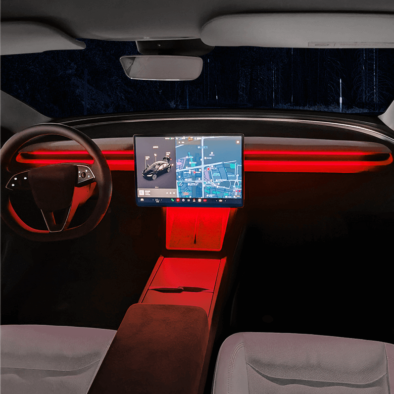 Dashboard Ambient Light Kits for Model 3 Highland & New Model Y - Tesery Official Store