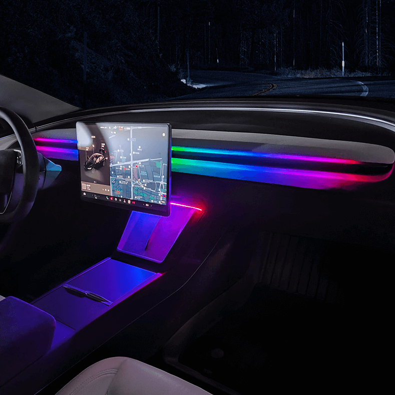 Dashboard Ambient Light Kits for Model 3 Highland & New Model Y - Tesery Official Store