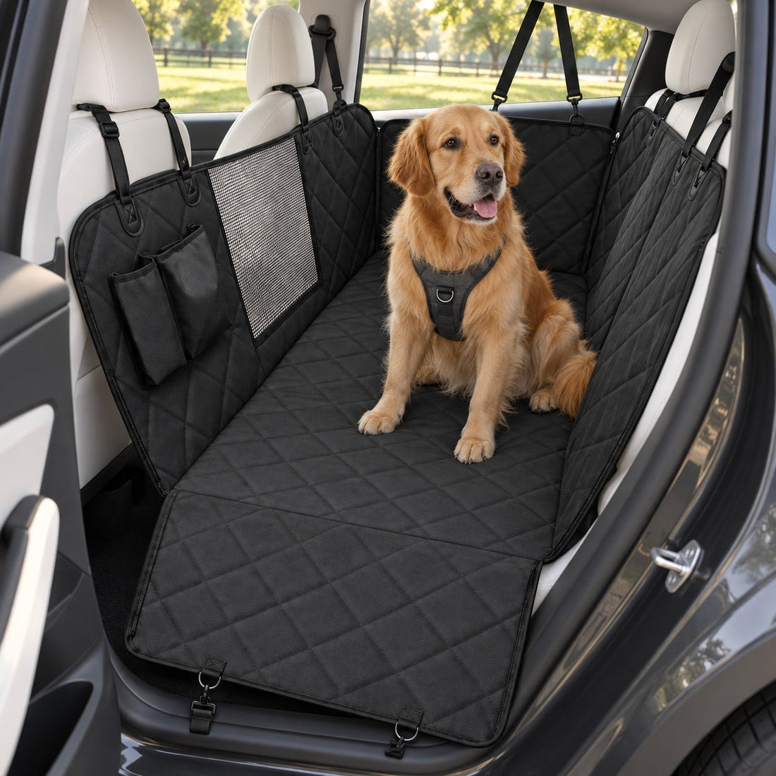 Dog Seat Cover for Tesla Model 3/Y/S/X/Cybertruck - Tesery Official Store