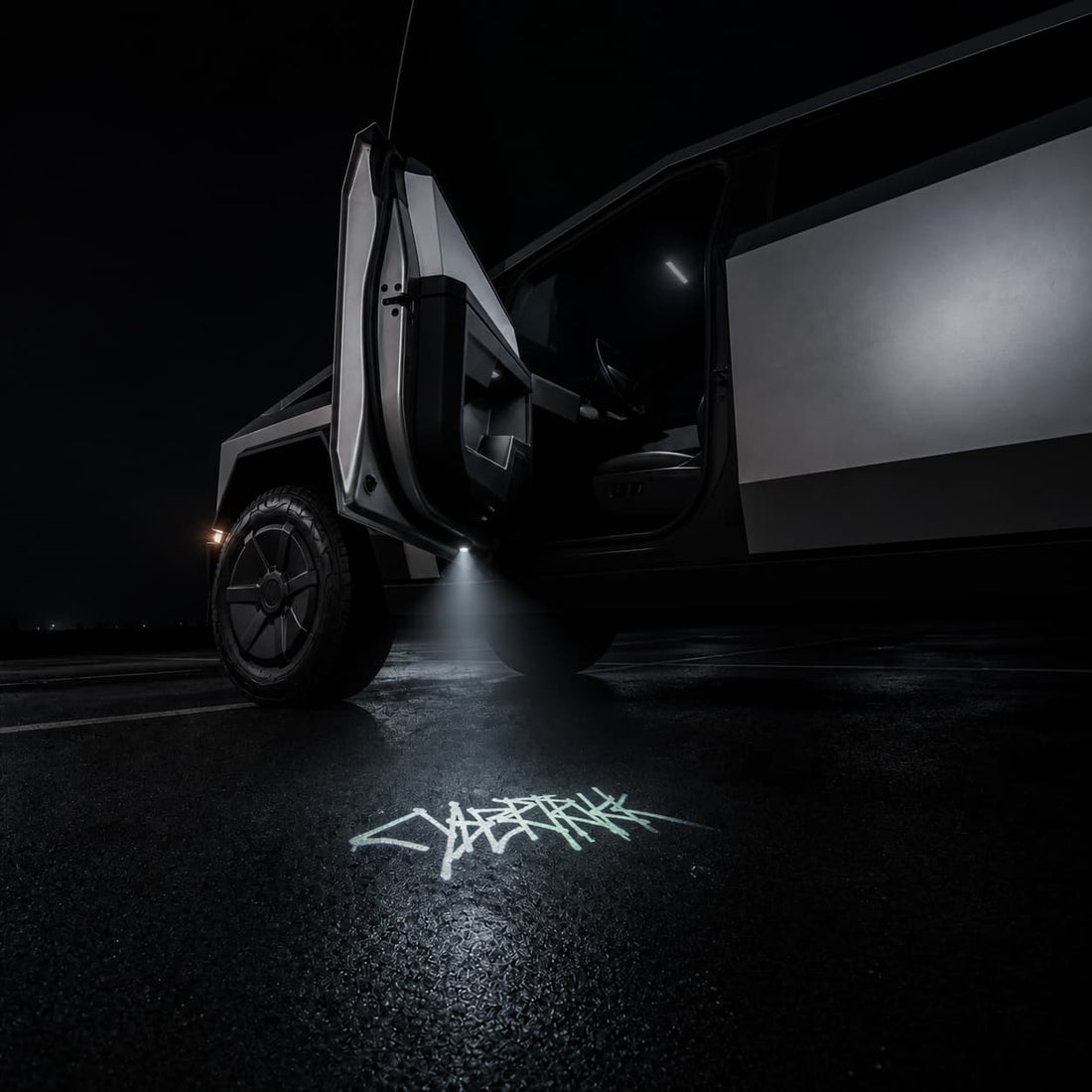 Door Projection Welcome Light Puddle Lights for Cybertruck - Tesery Official Store