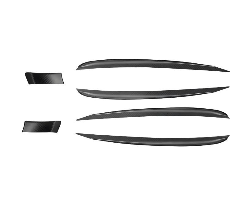 Door Trim Dry Carbon Fiber Overlay for Model S/X - Tesery Official Store