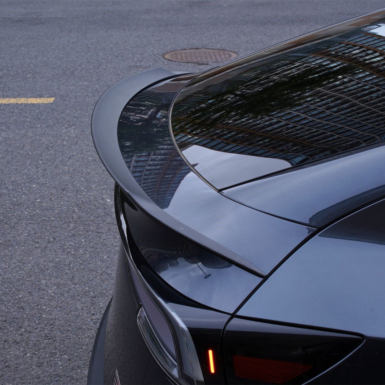 Dry Carbon Fiber Rear Spoiler Wing for Model Y Juniper | OEM YL Style - Tesery Official Store