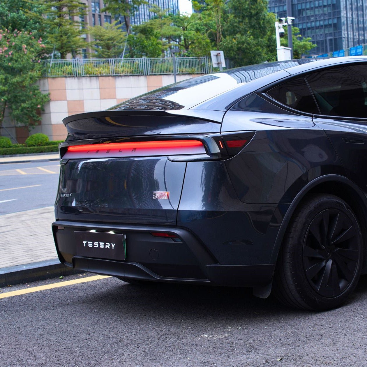 Dry Carbon Fiber Rear Spoiler Wing for Model Y Juniper | OEM YL Style - Tesery Official Store