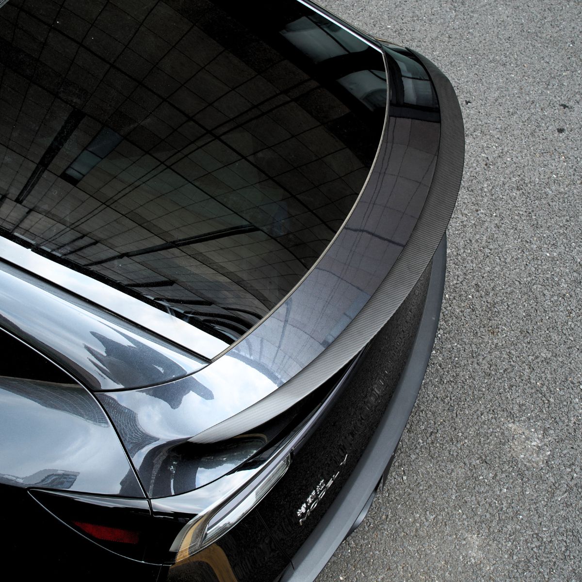 Dry Carbon Fiber Rear Trunk Spoiler for Tesla Model Y Juniper - Tesery Official Store